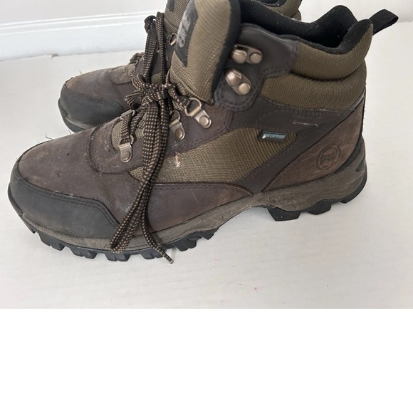 Timberland PRO | Mens Size 9 Keele Ridge Steel Toe Waterproof Work Boots Brown main image 8